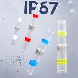 호환 50/100pcs  납땜 열 케이스  방수  솔더 씰 수축 버트 와이어 커넥터 터미널 접착제 전기 구리