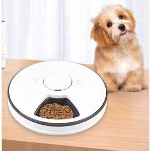 자동 사료 급여기 회전 자동배식기 캣메이트 대형견자동급식기 연못 방수 소켓 자동사료급여기