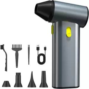 세스틴 압축 공기 집진기 1300RPM 브러시리스 모터 슈퍼 파워 전기 알루미늄 합금 본체 자동차 컴퓨터