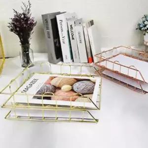 [문구/오피스] 서류트레이 골드 서류 트레이