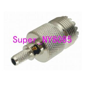 호환 10pcs 커넥터 UHF 여성 SO239 창 압착 RG58 RG142 LMR195 RG400 케이블 RF 동축 와이어 터미널