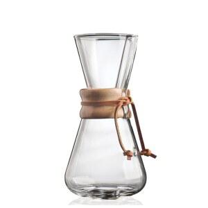 CHEMEX POUR 포장 3컵 커피 GLASS OVER 클래식 메이커 시리즈