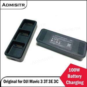 DJI호환 매빅 3 3T 3C 3Pro용 95% 새것과 같은 100W 배터리 충전 허브  드론 부품 시리즈용 관리자