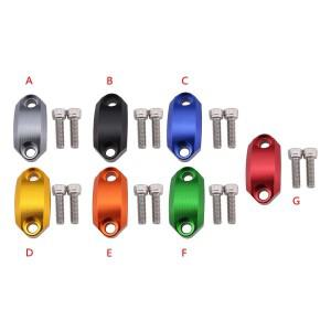 바이크 오토바이 마스터 실린더 클램프 커버 캡 브레이크 클러치 레버 몰딩 어셈블리는 22mm 핸들 바 클램