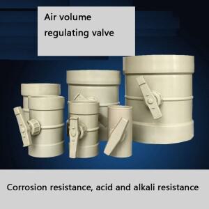 호환 ABS 공기 밸브 조절 Chec PVC 파이프 수동 원형 스위치 홈 주방 범위 후드 욕실 배관