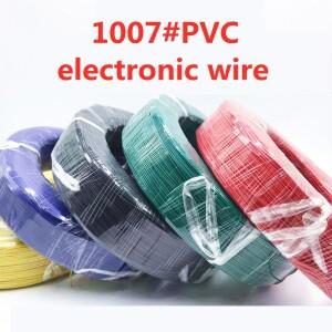 5m UL1007 와이어 24awg 26 28 30 22AWG 18AWG PVC 전자 케이블