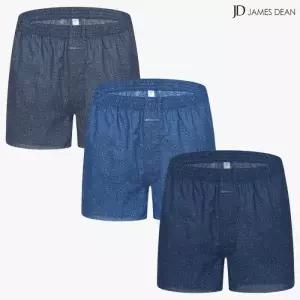 [제임스딘]제임스딘 트렁크팬티 남자팬티 순면 사각 편한 소변구 있는 3종 세트