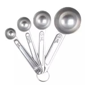 스푼 4P 계량 스푼 ST 숟가락 수저 스텐 스텐레스 스탠