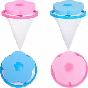 세탁용 애완동물 털 제거제 보푸라기 세탁기 플로팅 메쉬 백 재사용 가능한 가정용 헤어 필터 트랩 네트