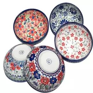 [셀러에이드]도자기 그릇 대접 라면그릇 후식볼 라면기 면기 5P 카페접시