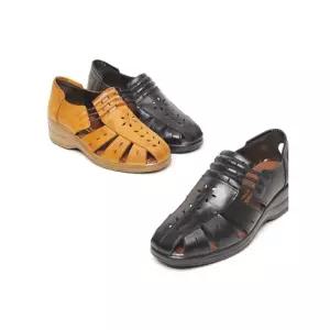 대신CM ydo-RG 513 수제화 가죽 펀칭샌들/여성샌달/로퍼샌들/데일리샌달