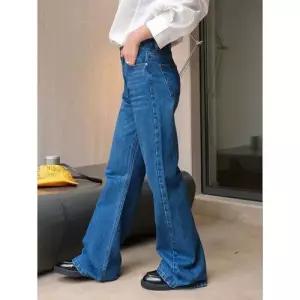 마르소 여자 바지 데님 가을 캐주얼 배기 파리 슬림핏 청바지 부츠컷 패션 하이웨스트 UNO3