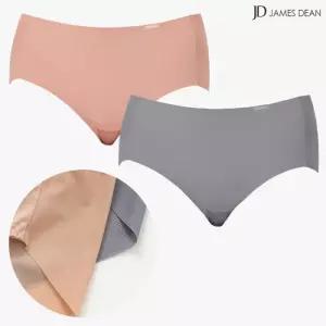 [제임스딘]제임스딘 여성햄팬티 노라인팬티 편한 맥시 삼각 스킨색 회색 세트