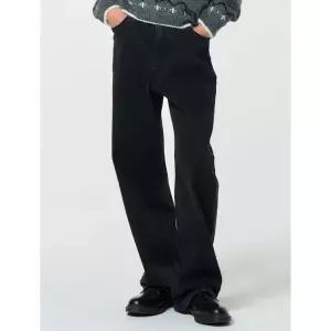 제너럴아이디어 GENERALIDEA MAN 기모 스트레치 스트레이트 데님 팬츠 BLACK SBD3M11103 134899