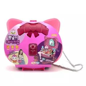 펭글이 메이크업가방미용놀이 엄마 실놀이 공주 인형 패션 장난감 여아선물 역할 완구 소꼽