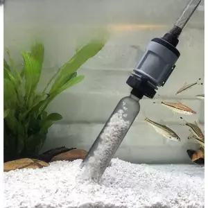 어항 물갈이 청소기 제거 배설물 물고기 세척 모래 전동 사이펀
