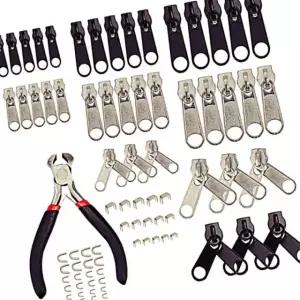 수리 85pcs 세트 손잡이 옷 도구 수선 지퍼 YWFGW1VQ