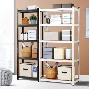 베란다철제 5단선반 조립식앵글 정리랙 짐보관 창고렉 팬트리 틈새수납장 다용도실 북