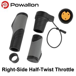 방수형 좌/우 손잡이 반회전 스로틀 (바팡 모터용) 표준 전기자전거 커넥터 그립