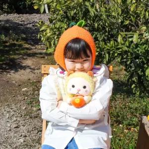 제주감귤모자 귀도리 청귤 사계절 마개 인싸템 스타 마게 여성마개 이어워머 방한용마개 겨울마개 플리스마