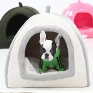 [반려] 베드 1P 그레이 주머니 휴식 하우스 강아지 쿠션 대형