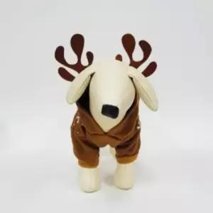 [반려] 후드 티셔츠 생일 벌크 파티 강아지 루돌프