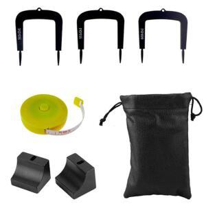 monoii 실내에서도 연습 가능 골프 퍼터 연습 퍼팅 향상 훈련 기구 퍼터 골프 집 d973