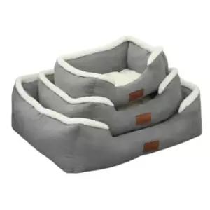 [반려] 워머 사각 1P 파스텔그레이 방석 쿠션 강아지 대형