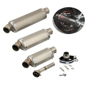 [호환품]야마하 PCX125 FZ1N Z900 CBR500R R6 R25 R3 R1 Z650용 범용 51mm 바이크 오토바이 배기 머플러 (D