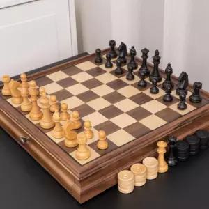 원목 체스판 수공예 게임 보드 체스말