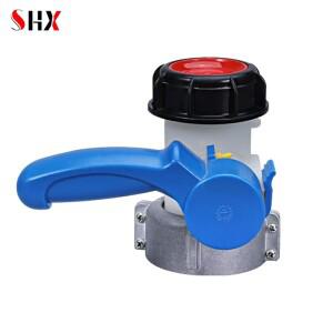 호환 두꺼운 버터플라이 밸브  IBC 탱크 커넥터  정원 호스 어댑터 컨테이너  배출구 제어 도구  볼 DN40 D