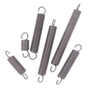 연장 인장 스프링 스틸 후크 확장 와이어 직경 1.0mm 외경 8mm 길이 25/35/45/55/65/75MM 하드웨어