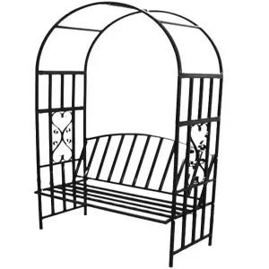 철제 아치 벤치 식물정원 장미 데코 넝쿨 정원 의자 테라스 정원아치 화분 받침대 카페