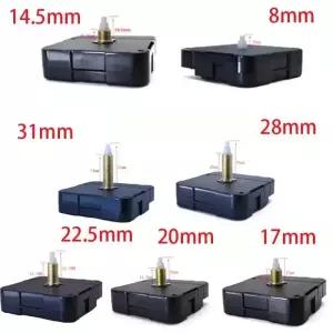 벽시계 벽걸이 시계 교체 운동 부품 수리 석영 손 모터 20mm 다이얼 두께 31mm 길이