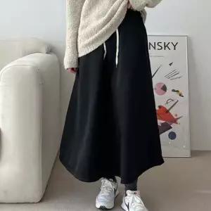 여성 캐주얼 개강룩 와이드 안감 겨울 봄 기모스커트