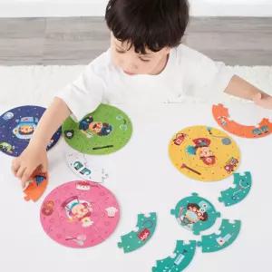 미디어 마이 드림 퍼즐 블럭 블록 유아 어린이 아동 선물 크리스마스 아기 신생아 유치원 어린이집 그림 도