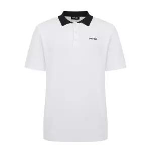 [핑]골프 남성 메쉬 짜임 카라 반팔 니트 111E2SR301-WH_BP