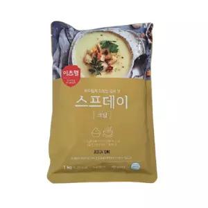 이츠웰 크림스프 데이 1Kg 10개수프 식사대용 간편조리 간편식 즉석 간편 식당용 업소용 대용량