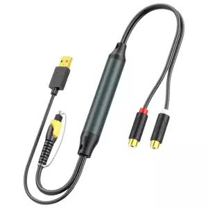 옵티컬케이블 광케이블 탑 디지털 to 2RCA 오디오 변환 케이블 TV 프로젝터 출력 앰프 스피커