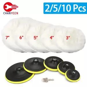 전동드릴광택패드 유막제거 34567인치 M14 연마 패드 양모 펠트 휠 타일 유리 스틸 차량용 폴란드어 스크래