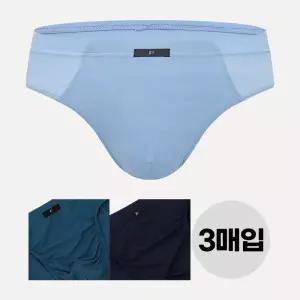 [제임스딘]남성 삼각 팬티 냉감 프리미엄 흡한속건 기능성 여름 브리프 3매입 세트 선