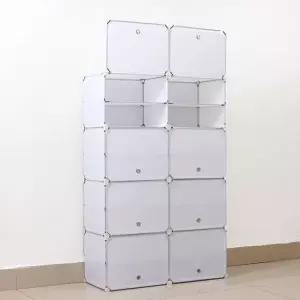 [JED] 원룸 도어형 신발 우산 화이트 정리대