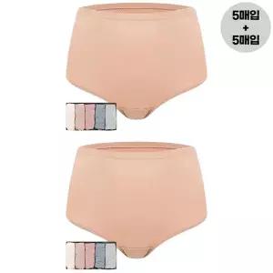 [제임스딘]제임스딘 여성삼각팬티 엄마팬티 10매입 세트 편안한 맥시 여삼각