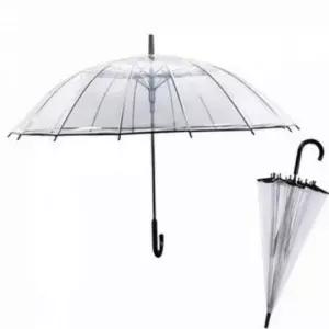 긴투명 방풍 튼튼한 투명 안전 장우산