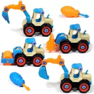 DIY 공구 트럭 단품 중장비 4종세트놀이 자동차 조립 어린이 플레이