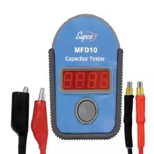 LED 디스플레이가 장착된 Supco MFD10 디지털 커패시터 테스터 0.01~10000mF 범위 5 정확도