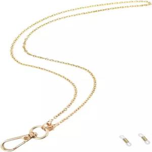 신분증 배지용 소포팔 랜야드 열쇠 골드 스테인리스 스틸 홀더용 목걸이 체인