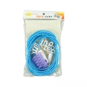 햇살 코팅 빨래줄 10M 빨레 옥상 빨랫 빨래끈 야외 베란다 여행용빨랫 휴대용빨랫 빨래