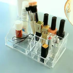 아크릴 화장품정리함 립스틱 악세사리 보관함07미용트레이 화장대 정리대 브러쉬