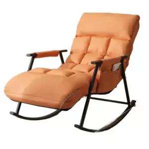 접이식 흔들의자 수유의자 대나무 오렌지 스윙체어 의자 무중력 수유 조절 소파 스윙